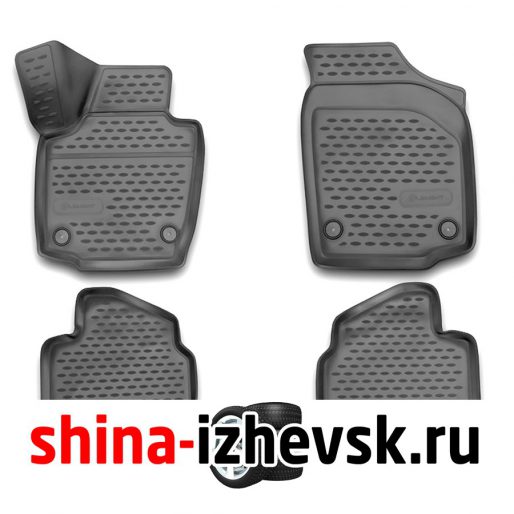 Коврик Autofamily коврики 3D в салон для SKODA Rapid, 2013-  4 шт. ) в Ижевске